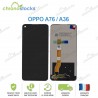 Ecran LCD Vitre Tactile Oppo A76 / A36 CPH2375 Noir