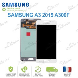 Ecran complet original Samsung Galaxy A3 2015 SM-A300F Blanc