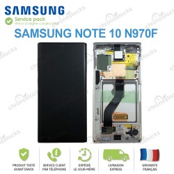 Ecran complet original Samsung Galaxy Note 10 N970F Blanc