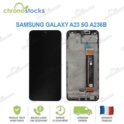 Ecran Lcd vitre tactile châssis Samsung Galaxy A13 4G A135F noir