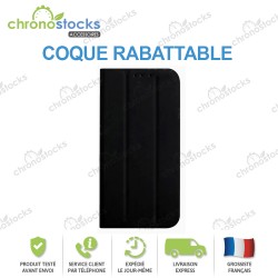 Coque rabattable noire iPhone 15 