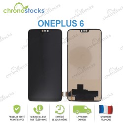 Ecran LCD Vitre Tactile OnePlus 6 TFT Noir