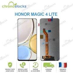 Ecran LCD vitre tactile pour Honor Magic 4 Lite Noir