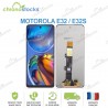 Ecran LCD vitre tactile pour Motorola E32  XT2227  / E32S XT2229 Noir