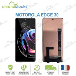 Ecran LCD vitre tactile pour Motorola Edge 30 Noir
