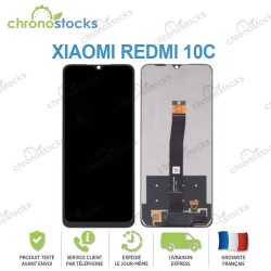 Ecran LCD Vitre Tactile Xiaomi Redmi 10C Noir