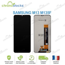 Ecran Lcd vitre tactile pour Samsung Galaxy M13 M135F noir