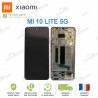 Ecran complet original LCD Xiaomi Mi 10 Lite 5G Gris Cosmos