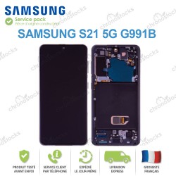 Ecran complet original Samsung Galaxy S21 5G Noir G991B