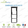 Tiroir Sim Samsung Galaxy A21S A217F Noir
