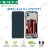 Ecran LCD vitre tactile Châssis Original Oppo A94 5G CPH2211 Noir