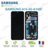 Ecran complet original vitre tactile châssis Samsung Galaxy A14 4G A145F Noir