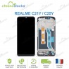 Ecran Lcd Vitre châssis Tactile pour Realme C21Y / C25Y noir
