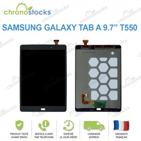 Ecran complet noir Samsung Galaxy Tab A 9.7" (T550)