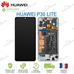 Ecran Complet Huawei P30 Lite Blanc