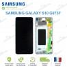 Ecran complet original vert Prisme Samsung Galaxy S10 G973F