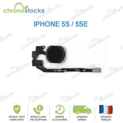 Bouton Home iPhone 5S / 5SE noir sans empreinte