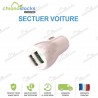 Secteur voiture Double USB