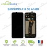Ecran complet vitre tactile châssis Samsung Galaxy A14 5G A146B noir