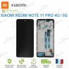 Ecran Complet Original LCD Xiaomi Redmi Note 11 Pro 4G / 11 Pro 5G / POCO X4 Pro 5G / Redmi note 10S NFC 2022 Noir