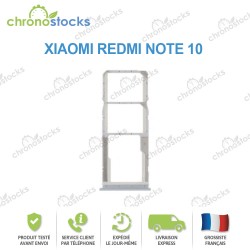 Tiroir carte Sim Xiaomi Redmi Note 10 / Note 10S Blanc