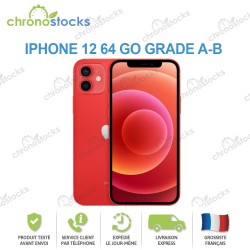 iPhone 12 64 Go Rouge Grade A-B (Margin VAT)