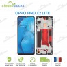Ecran LCD châssis vitre tactile Oppo Find X2 Lite CPH2005 Noir