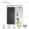 Ecran complet Vitre tactile Motorola G73 5G Noir