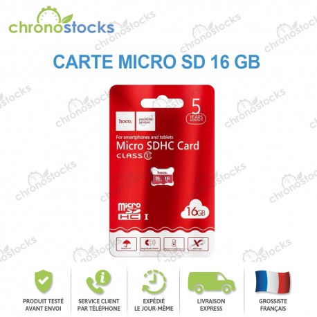 Carte Micro SD 16GB Hoco