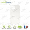Vitre arrière iPhone 13 Mini Blanc (large hole)