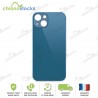 Vitre arrière iPhone 13 Bleu (large hole)