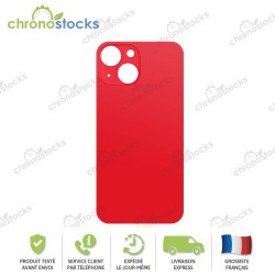 Vitre arrière iPhone 13 Rouge (large hole)