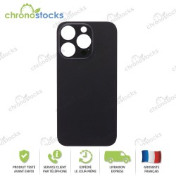 Vitre arrière iPhone 14 Pro Noir (large hole)