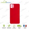 Vitre arrière iPhone 11 rouge (large hole)