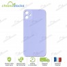 Vitre arrière iPhone 11 mauve (large hole)