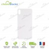 Vitre arrière iPhone XS Max blanc (large hole)