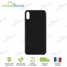 Vitre arrière pour iPhone XS noir (large hole)