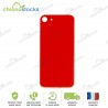 Vitre arrière pour iPhone SE 2020 rouge
