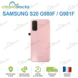 Vitre Arrière Samsung Galaxy S20 Rose G980F / G981F