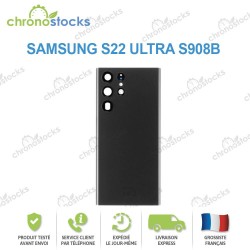 Vitre arrière Samsung Galaxy S22 Ultra S908B Noir