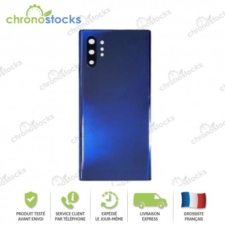 Vitre arrière Samsung Galaxy Note 10 Plus N975F bleu