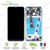 Ecran LCD vitre tactile châssis Huawei P30 Lite bleu MAR-L01