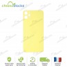 Vitre arrière pour iPhone 11 Jaune (large hole)