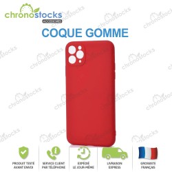 Coque arrière gomme rouge Samsung Galaxy S24