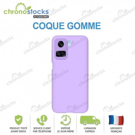 Coque arrière gomme Honor 200 Lite Violet