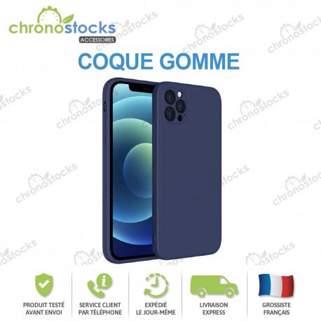 Coque arrière gomme Honor 200 Lite bleu