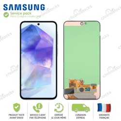 Ecran complet original Samsung Galaxy A55 5G A556B Noir