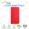 Coque rabattable rouge iPhone 16