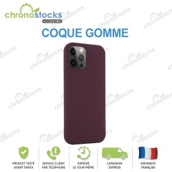 Coque arrière gomme iPhone 16 Pro violet