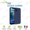 Coque arrière gomme iPhone 16 Pro bleu navy